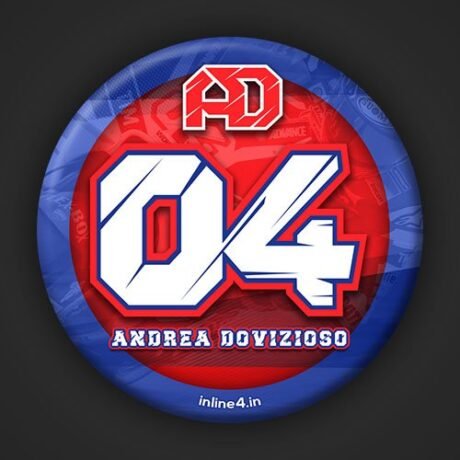 Andrea Dovizioso 04 | Badge