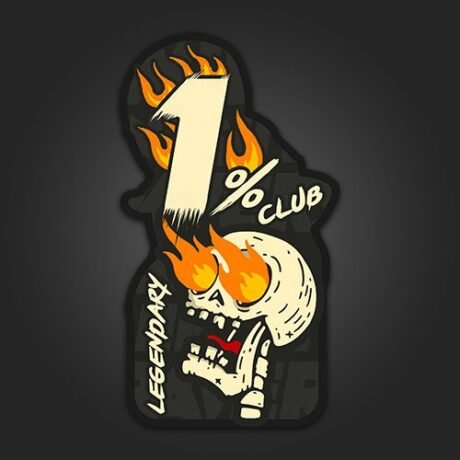1% Club | Sticker