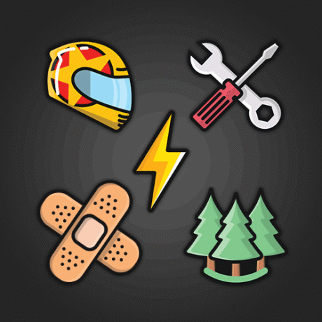 Combo Bike Mini Sticker Set