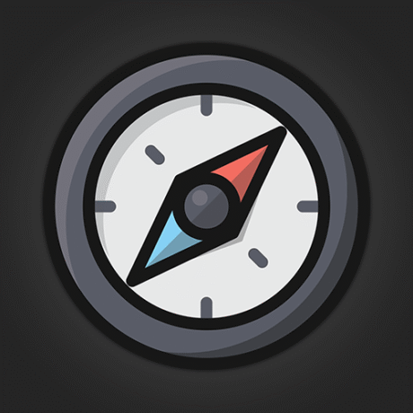 Compass | Mini Sticker