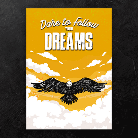 Follow Your Dreams | A3 Poster