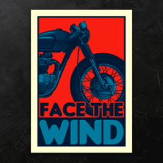 Face The Wind | A3 Poster