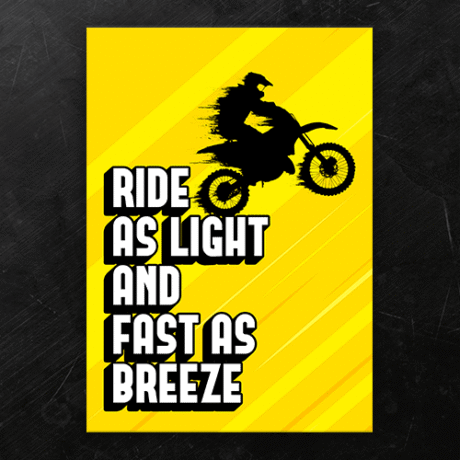 Fast As Breeze | A3 Poster