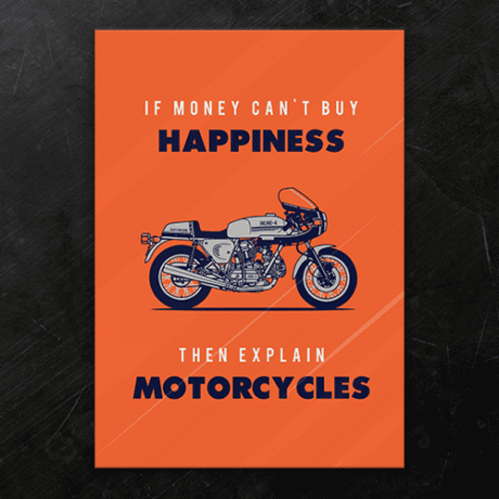 Explain Motorcycles | A3 Poster