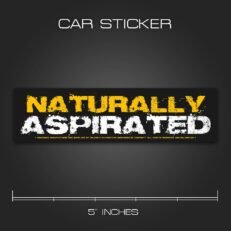Naturally Aspirated | Car Sticker