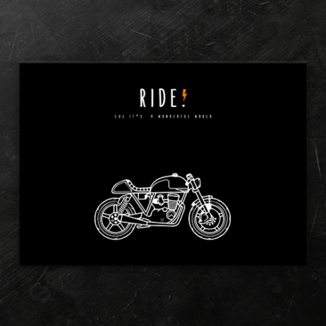 Ride! | A3 Poster