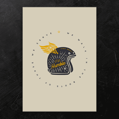 Stay Humble | A3 Poster