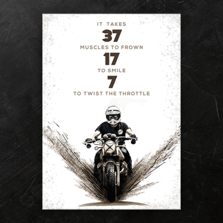 Throttle Twist | A3 Poster