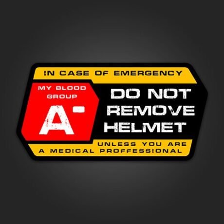 A Negative | Blood Group Sticker