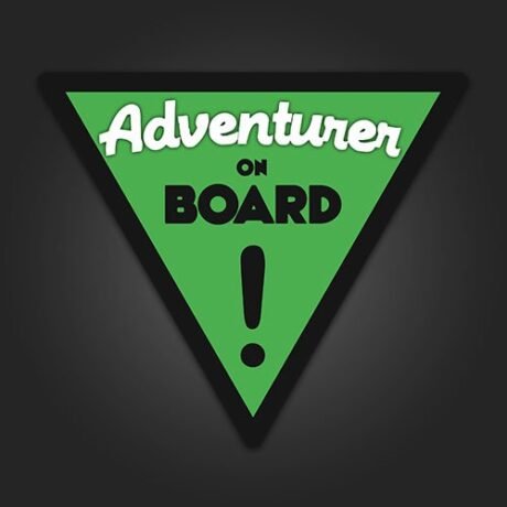 Adventurer On Board - By Candida Louis | Sticker