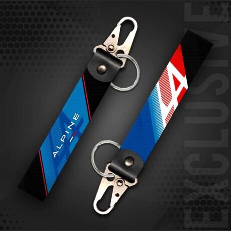 Alpine Racing | Moto Keychain