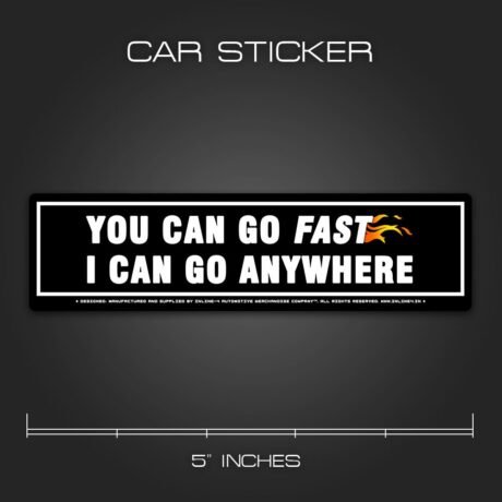 Go Anywhere | Car Sticker