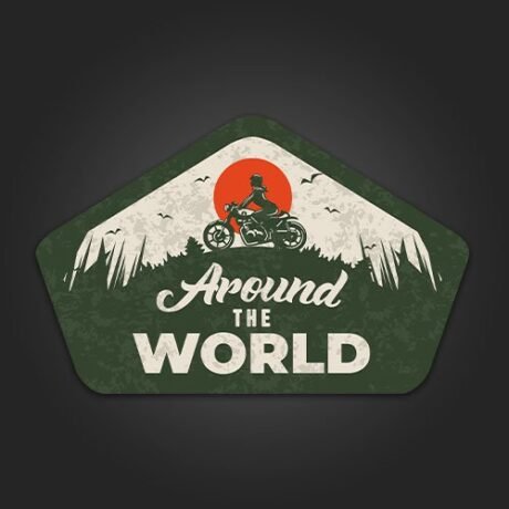 Around the World | Sticker