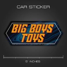 Big Boys Toys | Car Sticker