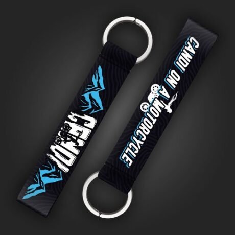Candi On A Motorcycle | Keychain