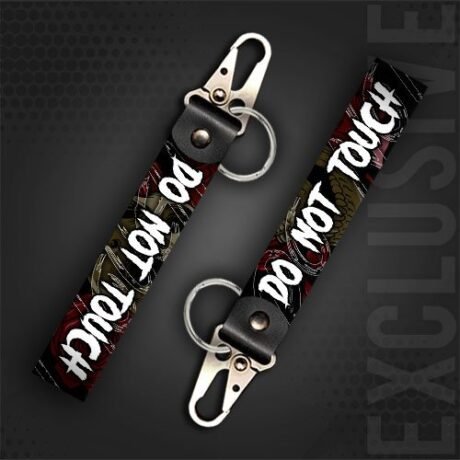 Do not Touch  | Moto Keychain