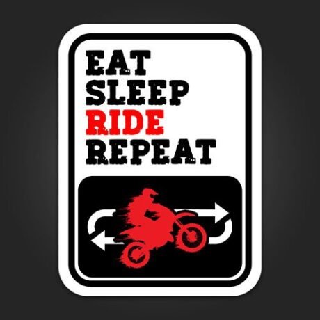 Eat Sleep Ride Repeat | Sticker