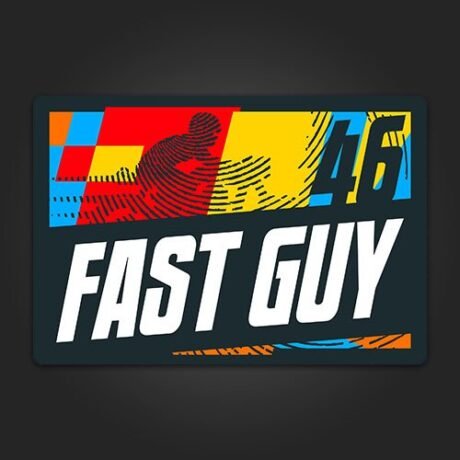 Fast Guy 46 | Sticker