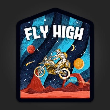 Fly High | Sticker