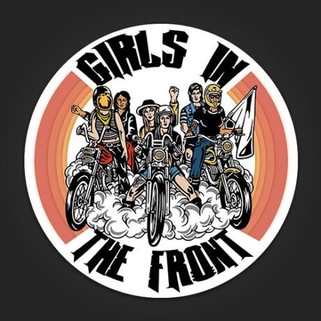Girls in the front | Sticker