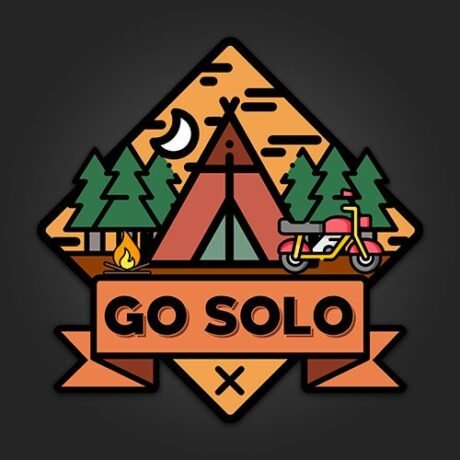 Go Solo - By Candida Louis | Sticker