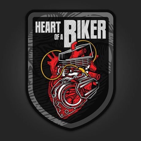 Heart of a Biker | Sticker