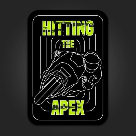Hitting the Apex | Sticker