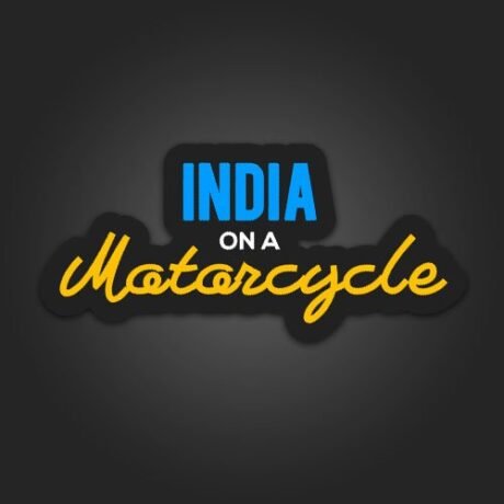 India on a Motorcycle - By Candida Louis | Sticker
