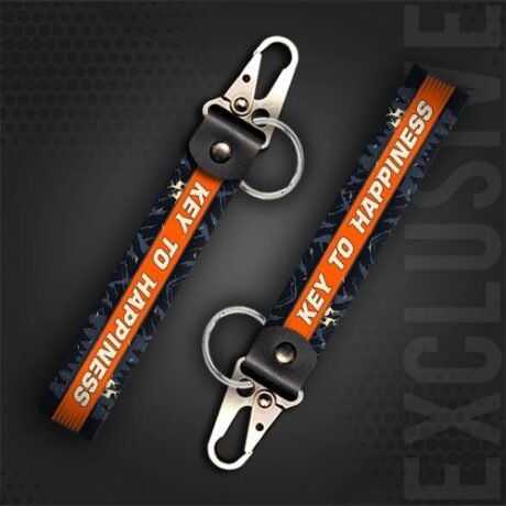 Key to Happiness | Moto Keychain