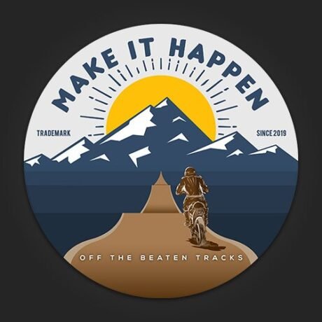 Make it happen - By Candida Louis | Sticker