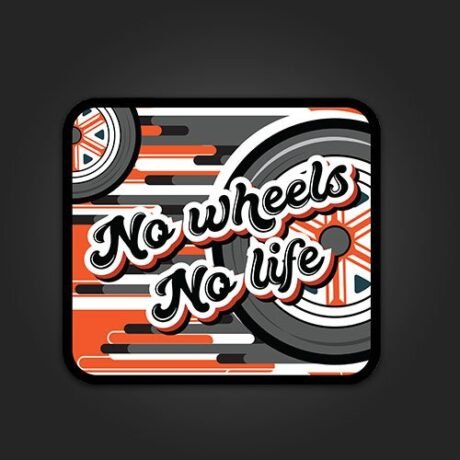 No Wheels | Sticker