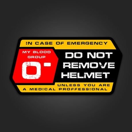 O Negative | Blood Group Sticker