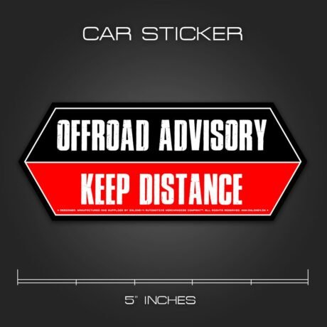 Keep Distance | Car Sticker