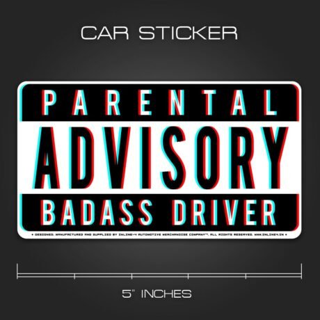 Parental Advisory | Car Sticker