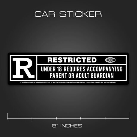 Restricted | Car Sticker