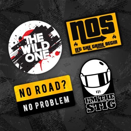 Combo Bike Sticker Set 4