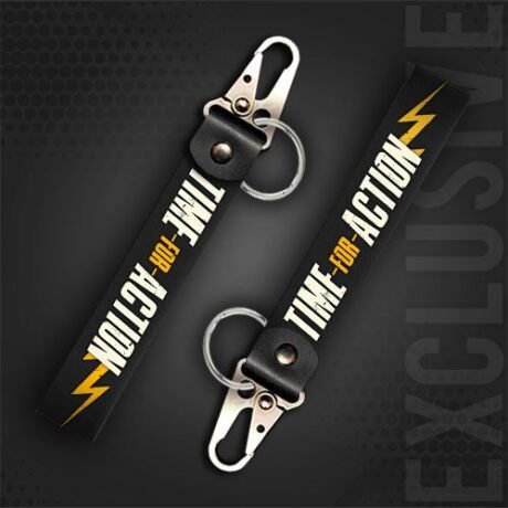 Time for Action | Moto Keychain
