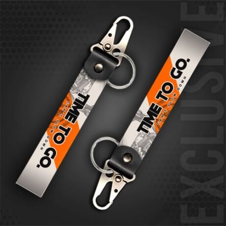 Time to Go | Moto Keychain