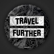 Travel Further | Badge