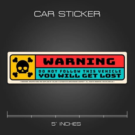 Warning | Car Sticker