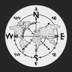 World Map | Sticker